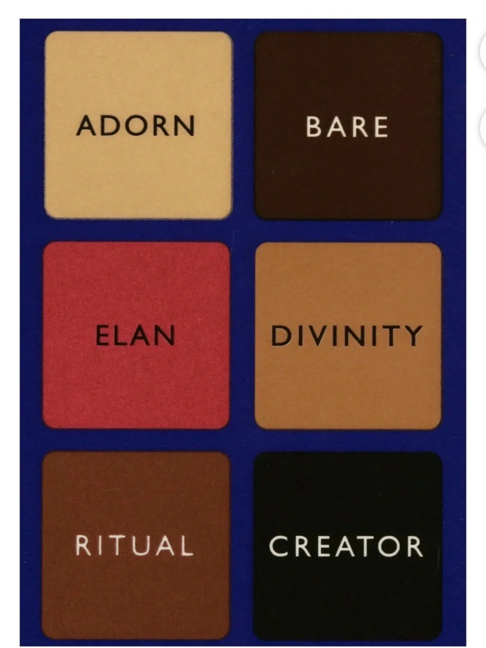 Eyeko Limitless Eyeshadow Palette — Blue Packaging with Neutral Shade Strip